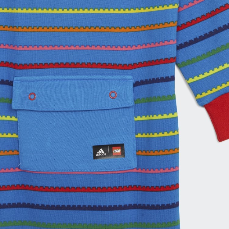 Body Lego Azul Quente Adidas X Clássico