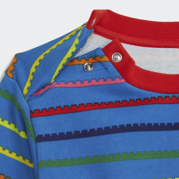 Body Lego Azul Quente Adidas X Clássico