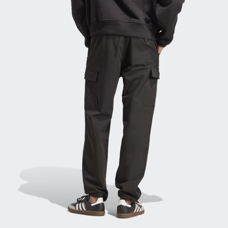 Calça Cargo Preta Versão Azul Adidas