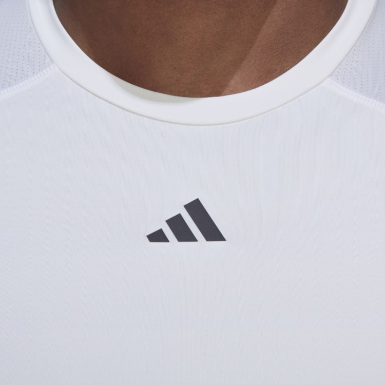 Techfit Camiseta Sem Manga Para Treino Adidas Branca