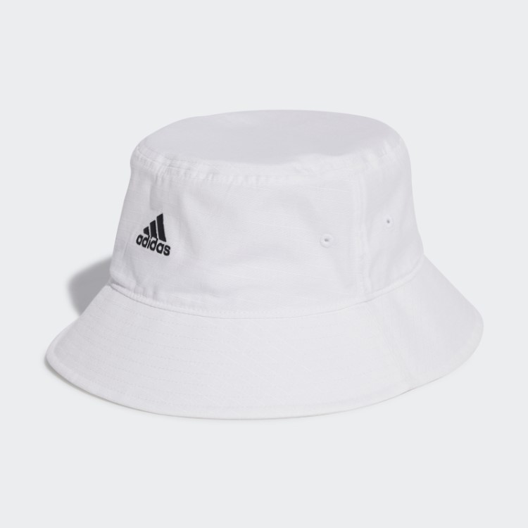 Chapéu De Balde De Algodão Clássico Adidas Branco