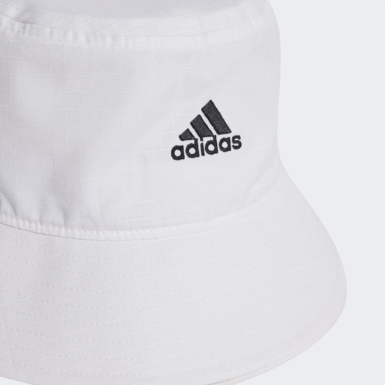 Chapéu De Balde De Algodão Clássico Adidas Branco
