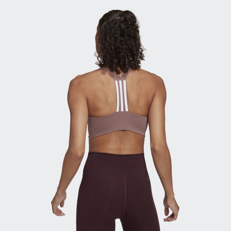 Sutiã Roxo Adidas Powerimpact Training De Suporte Médio