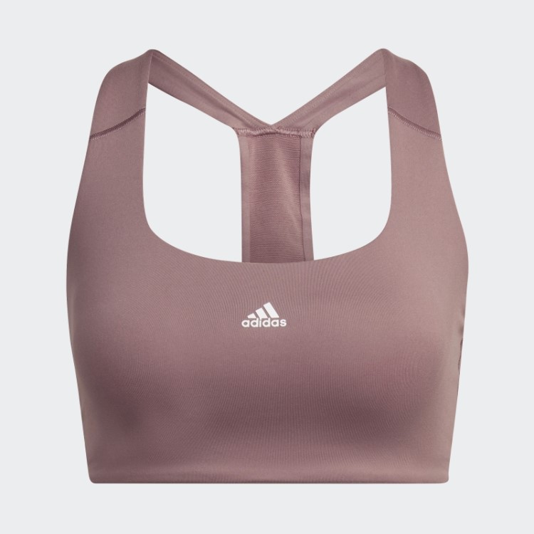 Sutiã Roxo Adidas Powerimpact Training De Suporte Médio