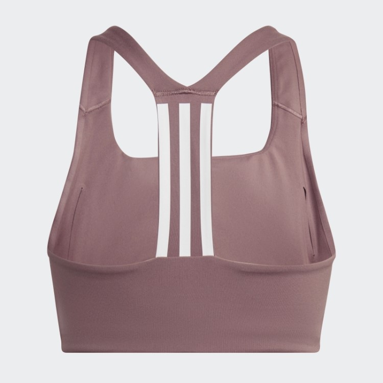 Sutiã Roxo Adidas Powerimpact Training De Suporte Médio