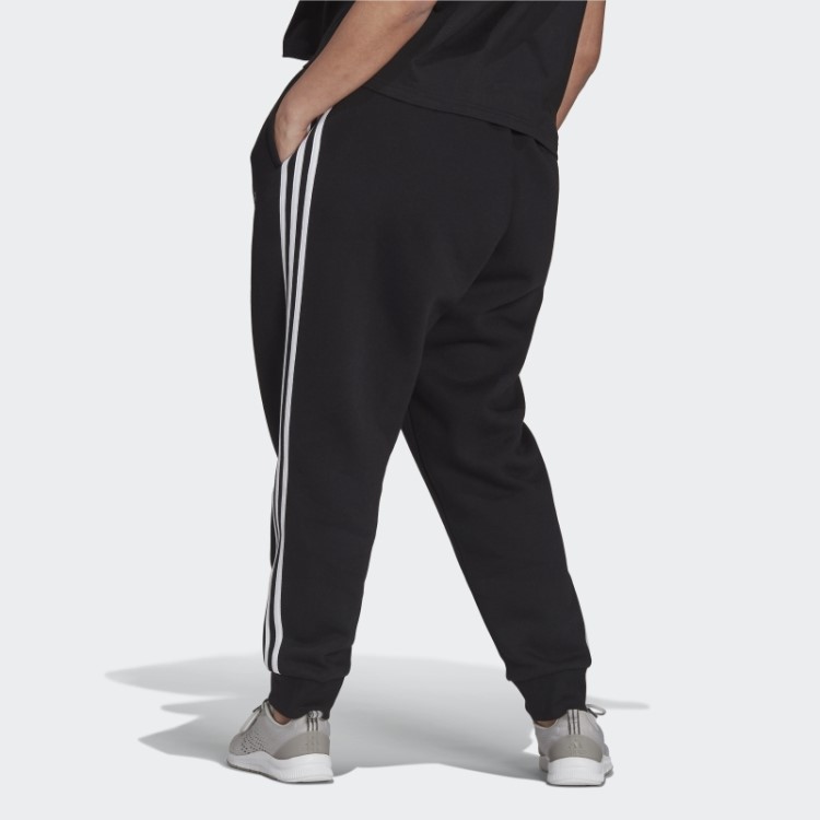 Calça De Lã Com As Três Listras Essentials (tamanho Grande) Preta Adidas