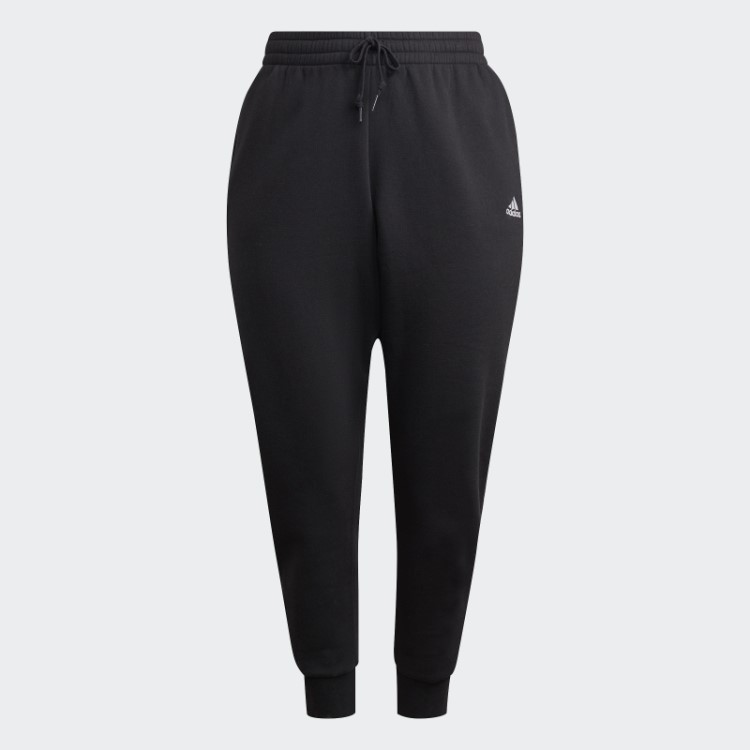 Calça De Lã Com As Três Listras Essentials (tamanho Grande) Preta Adidas