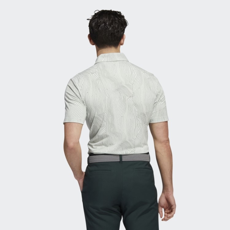 Camisa Polo Adidas Green Mel Course Map