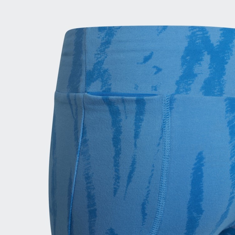 Future Icons Meia-calça De Algodão Híbrido Animal Print Adidas Azul
