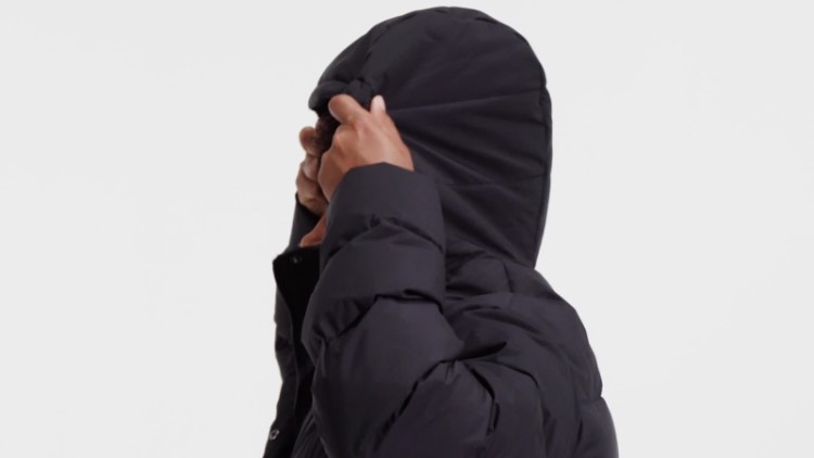 Jaqueta Preta Adidas Helionic Com Capuz (tamanho Grande)