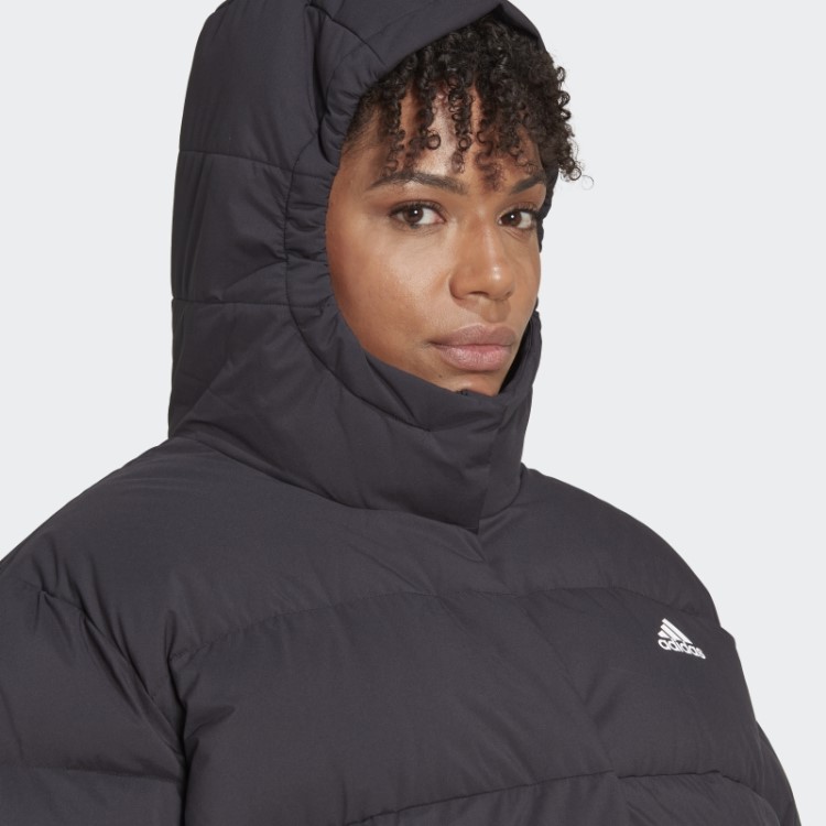 Jaqueta Preta Adidas Helionic Com Capuz (tamanho Grande)