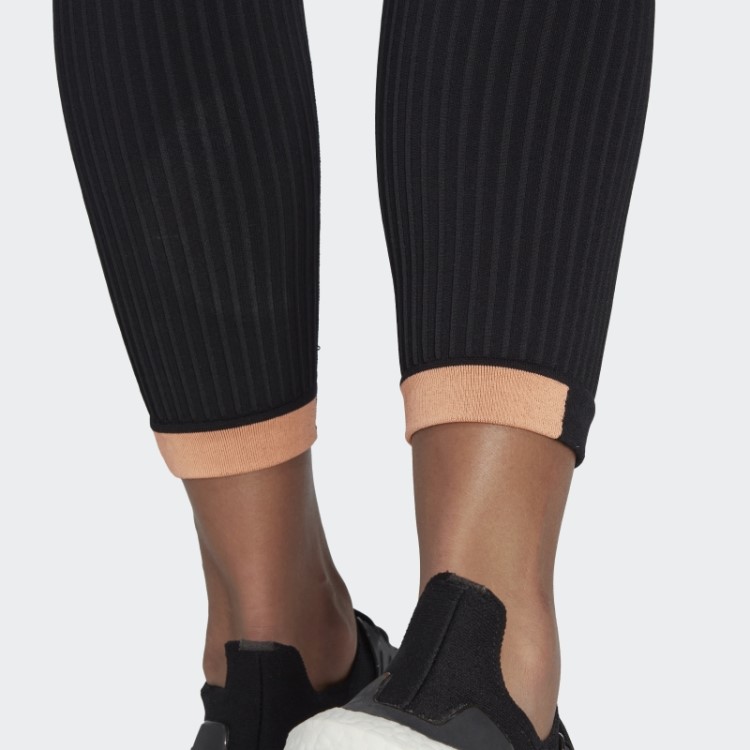 Leggings Longas Aeroknit Para Corrida De Inverno Adidas Pretas