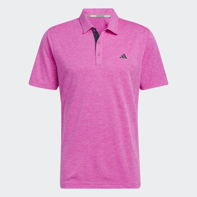 Camisa Polo Fuchsia Mel Drive Heather Adidas