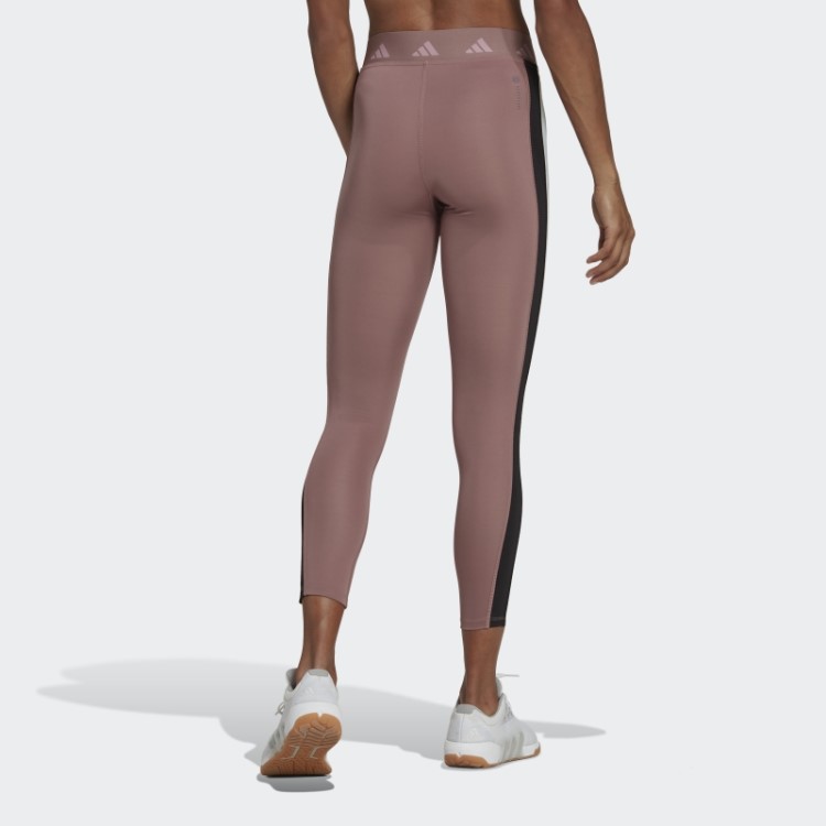 Legging Roxa Adidas Hyperglam Training Techfit 7/8