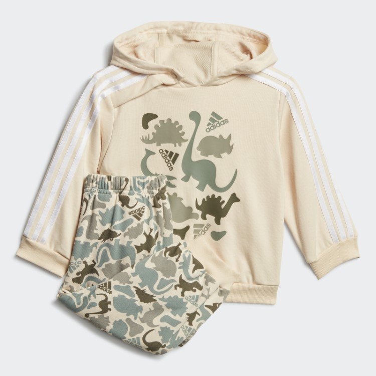 Conjunto Adidas Sand Dino Camo Camuflado Allover Francês Terry