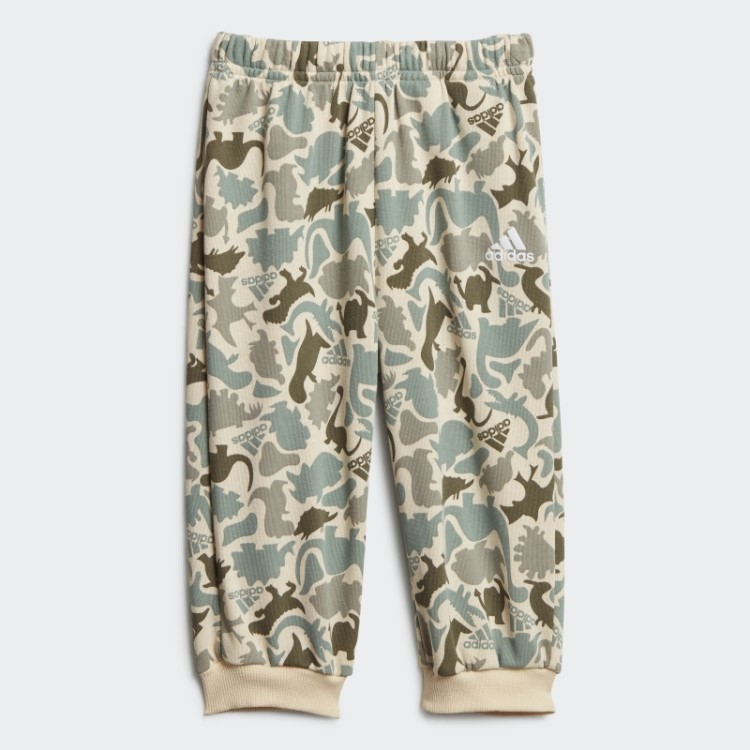 Conjunto Adidas Sand Dino Camo Camuflado Allover Francês Terry