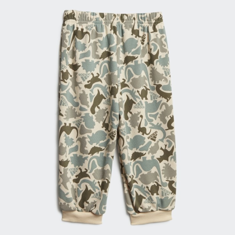 Conjunto Adidas Sand Dino Camo Camuflado Allover Francês Terry