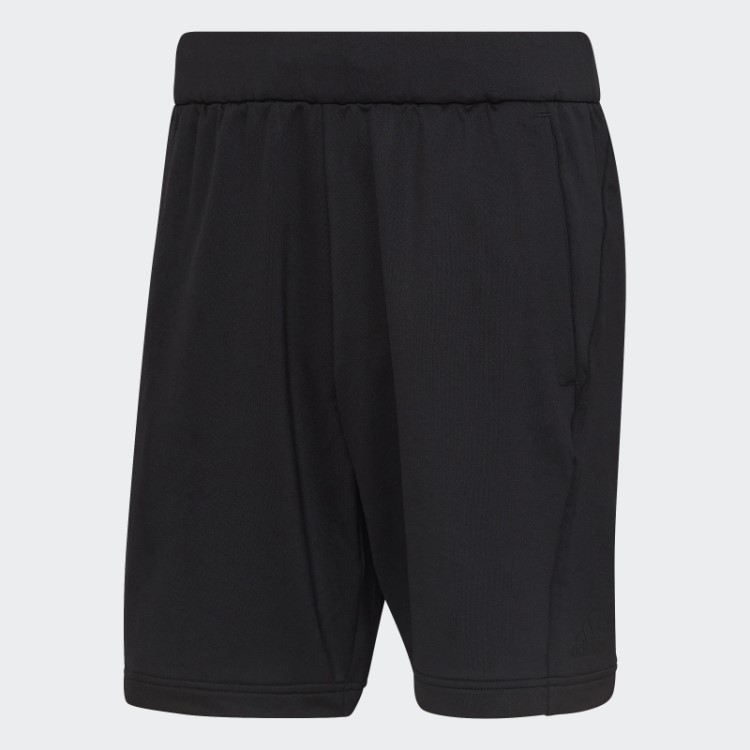 Calções De Treino De Ioga Pretos Adidas Fashion