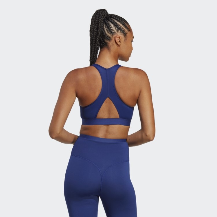 Sutiã De Suporte Médio Adidas Sports Club Azul Vitória