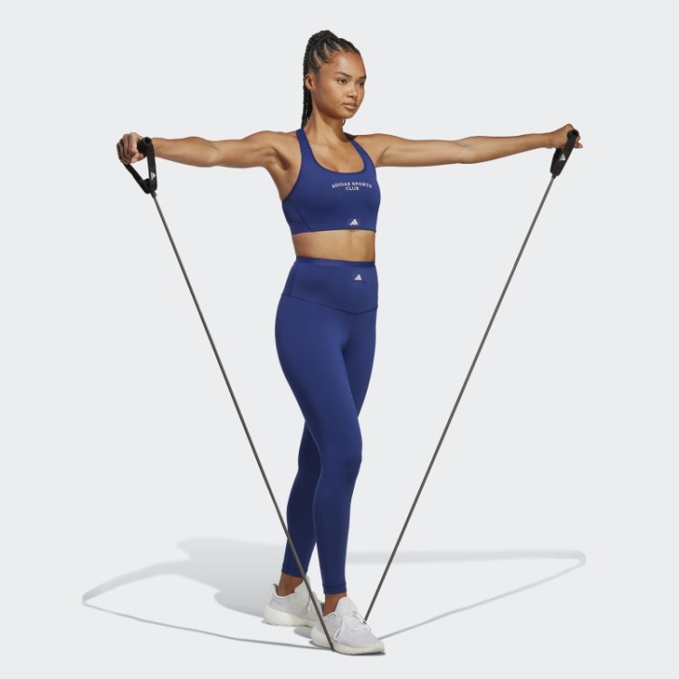 Sutiã De Suporte Médio Adidas Sports Club Azul Vitória