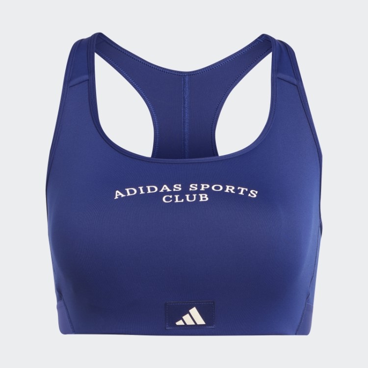 Sutiã De Suporte Médio Adidas Sports Club Azul Vitória