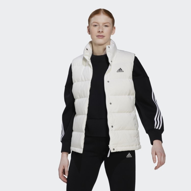 Adidas Colete Heliônico Branco Para Baixo