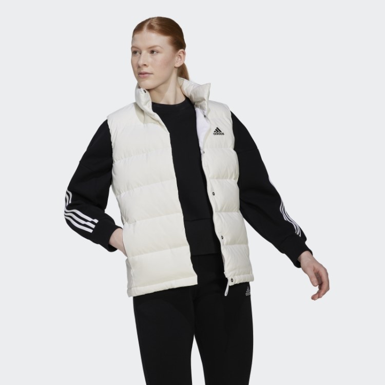 Adidas Colete Heliônico Branco Para Baixo