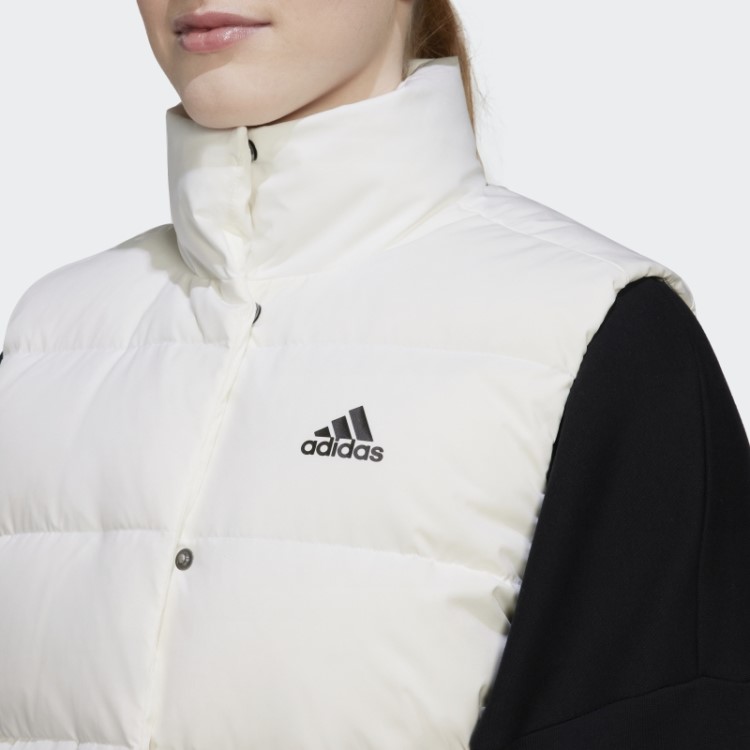 Adidas Colete Heliônico Branco Para Baixo