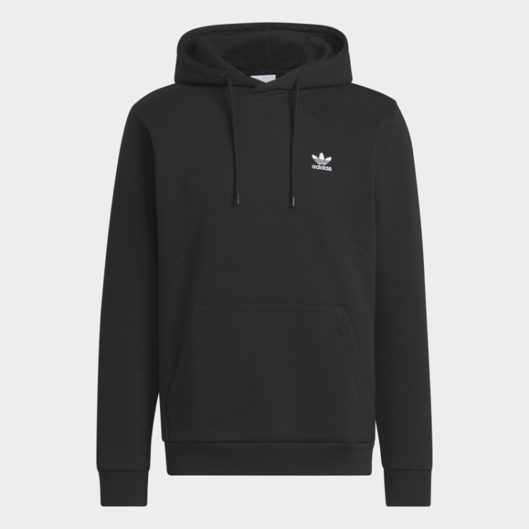Moletom Com Capuz Trefoil Essentials Preto Adidas