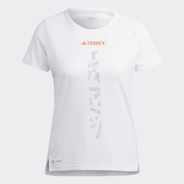 Camiseta Branca Terrex Agravic Trail Running Adidas