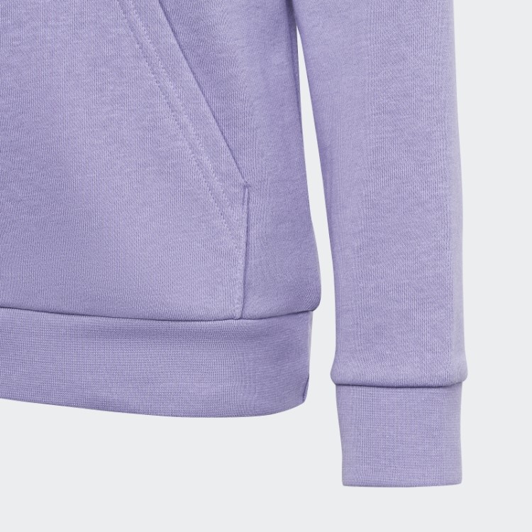 Moletom Com Capuz Trefoil Adidas Lilás