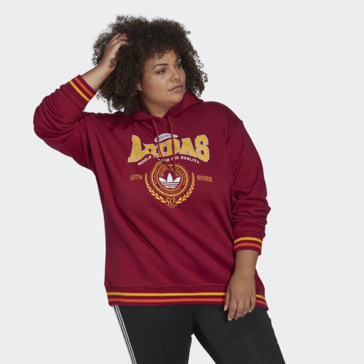 Moletom Bordô Adidas Originals Class Of 72 (tamanho Grande)