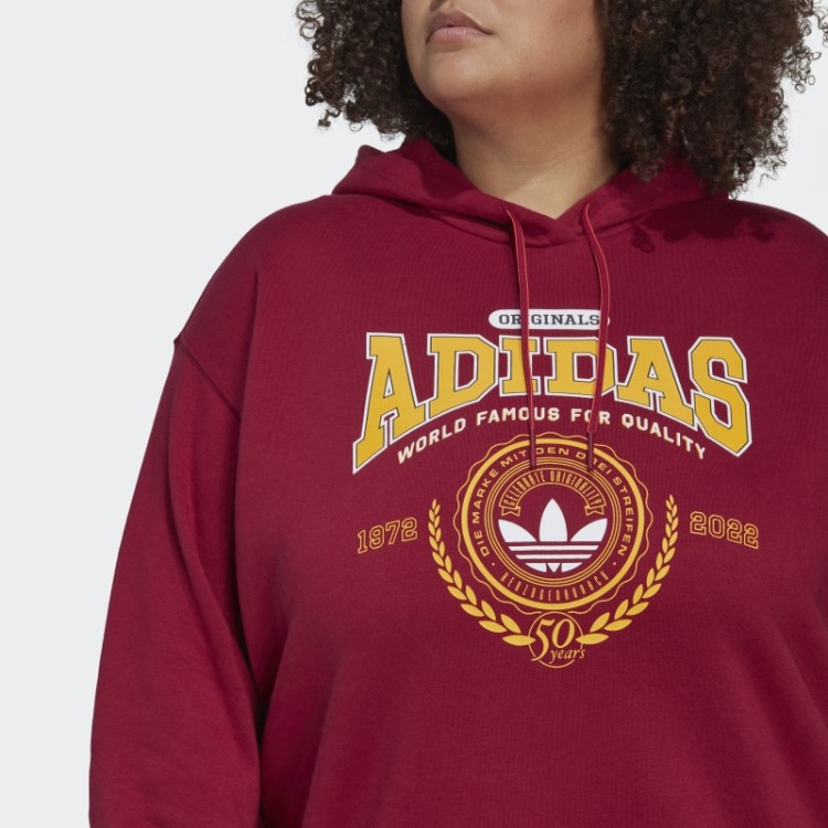 Moletom Bordô Adidas Originals Class Of 72 (tamanho Grande)
