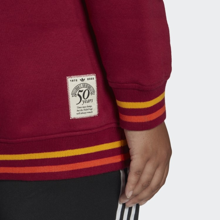 Moletom Bordô Adidas Originals Class Of 72 (tamanho Grande)