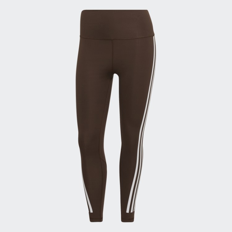 Meia-calça Marrom Optime Trainicons 7/8 Adidas