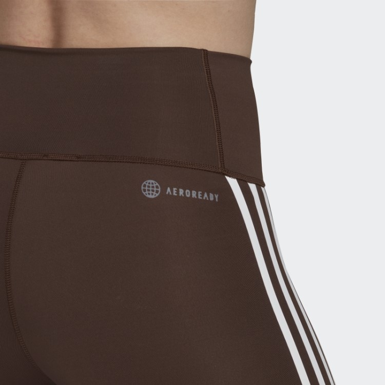 Meia-calça Marrom Optime Trainicons 7/8 Adidas
