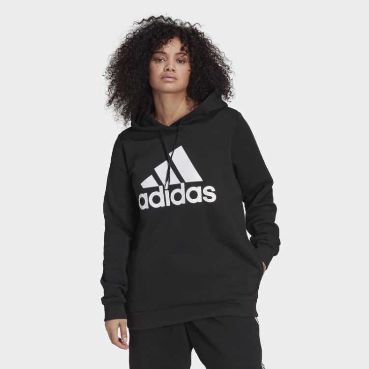 Moletom De Lã Com Logo Adidas Black Essentials (tamanho Grande)