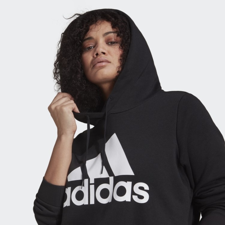 Moletom De Lã Com Logo Adidas Black Essentials (tamanho Grande)