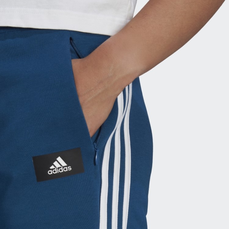 Marinho Adidas Roupas Esportivas ícones Do Futuro Calça Com As Três Listras Moda