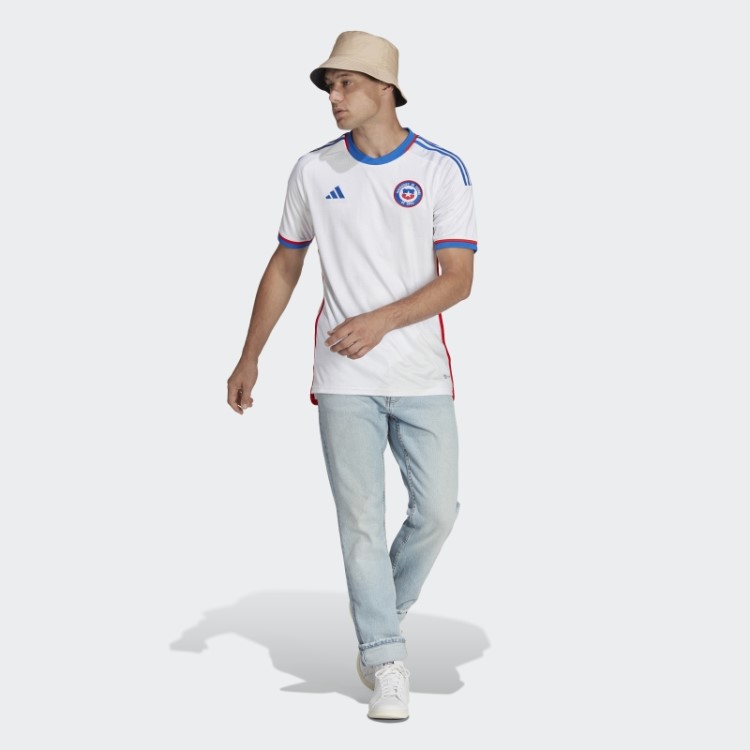 Camisa Branca Chile 22 Away Adidas