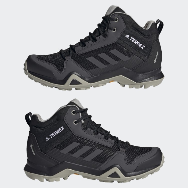 Tênis De Caminhada Terrex Ax3 Mid Gore-tex Adidas Preto