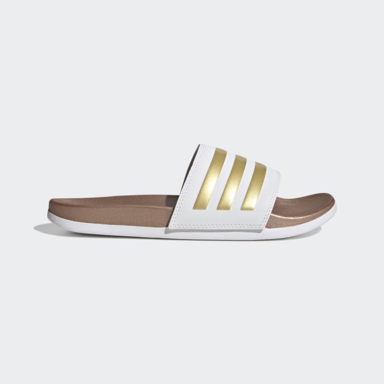 Adidas Adilette Comfort Slides Ouro Fosco
