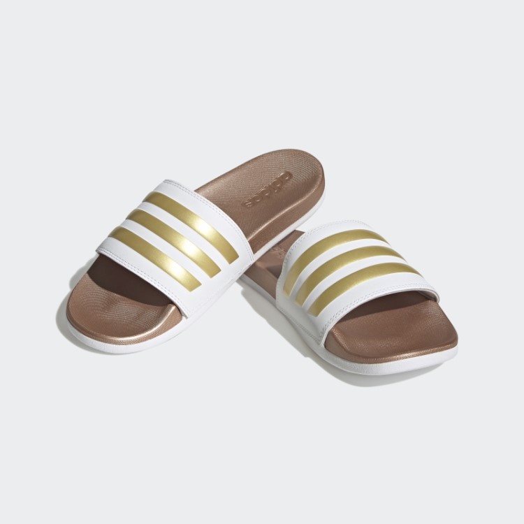 Adidas Adilette Comfort Slides Ouro Fosco