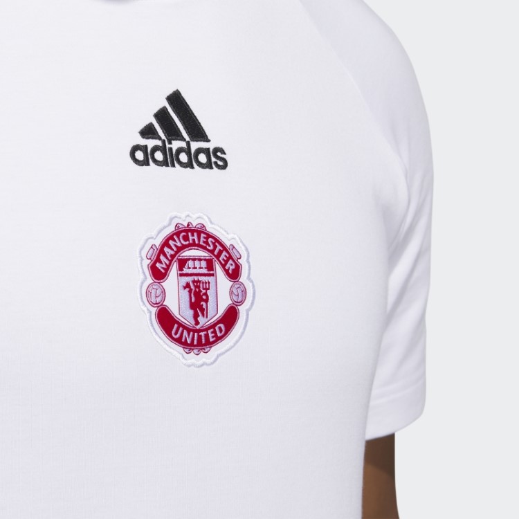 Camiseta De Viagem Branca Adidas Manchester United