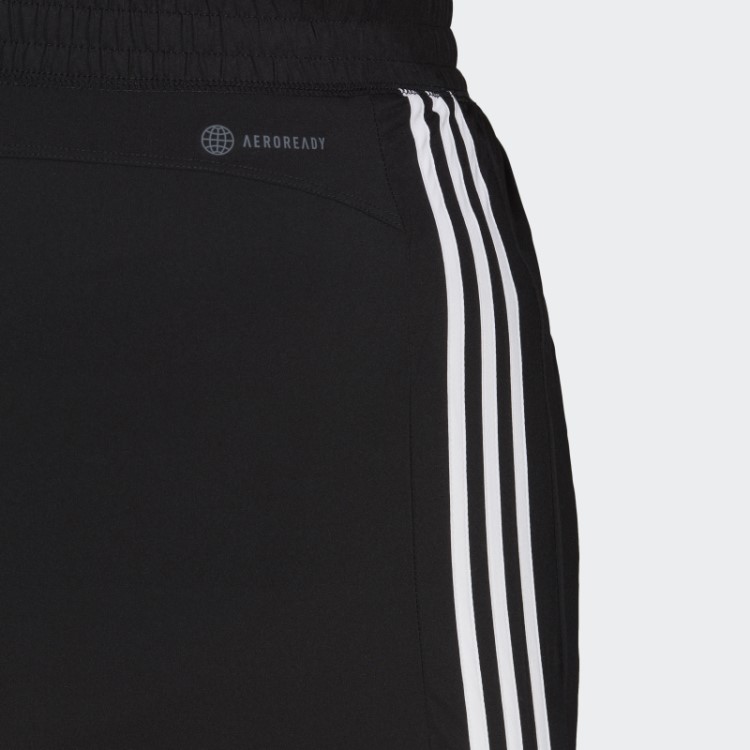 Pacer Bermuda Trançada Com As Três Listras (tamanho Grande) Adidas Preto