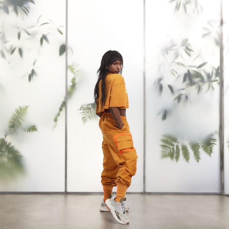 Adidas Lona Cargo Joggers (todos Os Gêneros) Foco Laranja