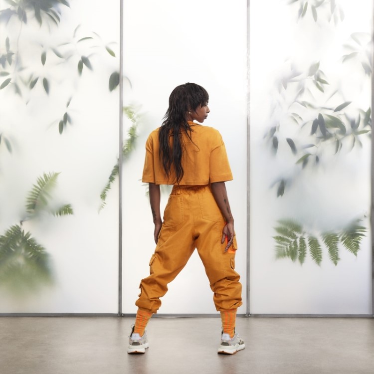 Adidas Lona Cargo Joggers (todos Os Gêneros) Foco Laranja