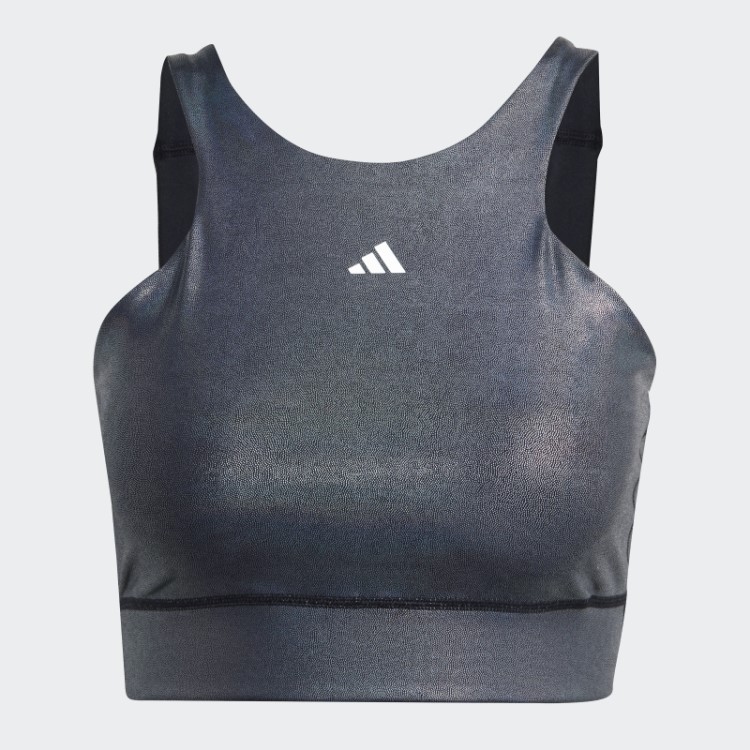 Sutiã Espinhel Adidas Powerimpact Training De Suporte Médio Carbono