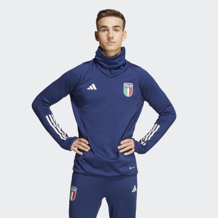 Top Azul Escuro Itália Tiro 23 Pro Quente Adidas