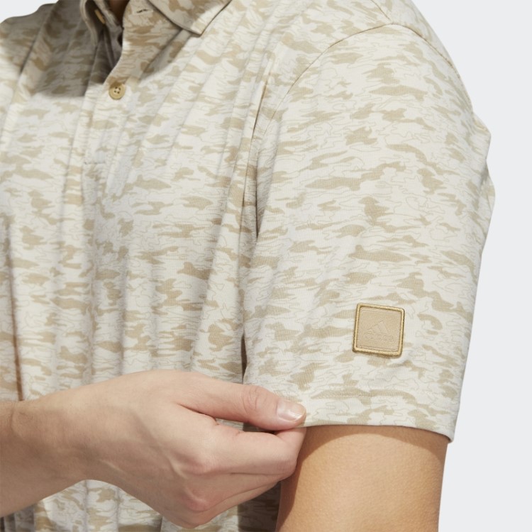 Camisa Polo Adidas Hemp Go-to Com Estampa Camuflada